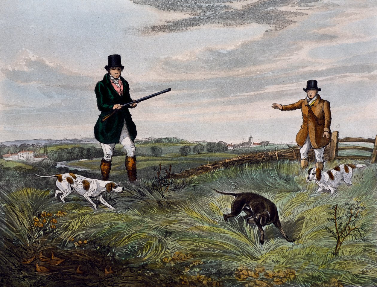 Rapphønsjakt av Henry Thomas Alken