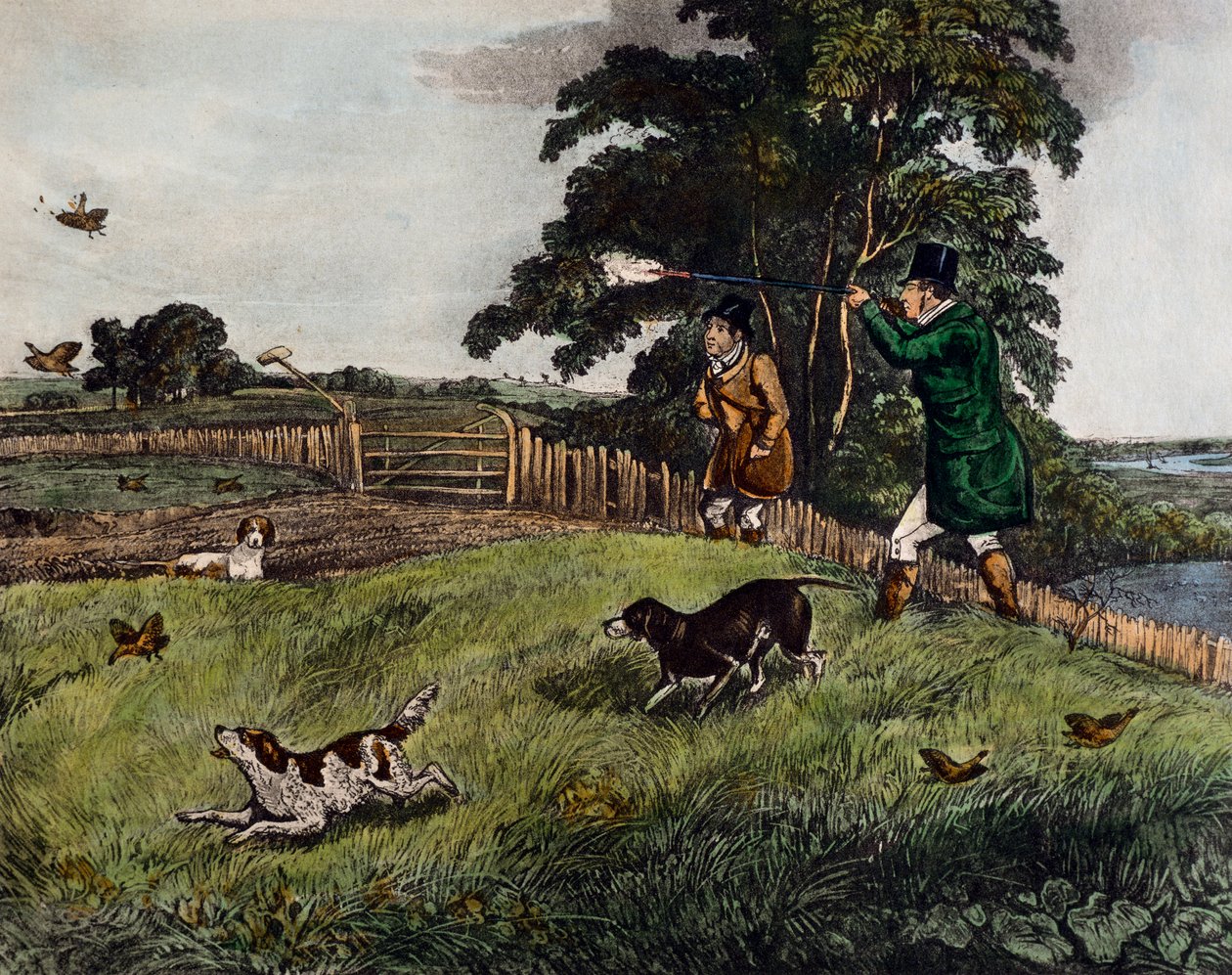 Rapphønsjakt av Henry Thomas Alken