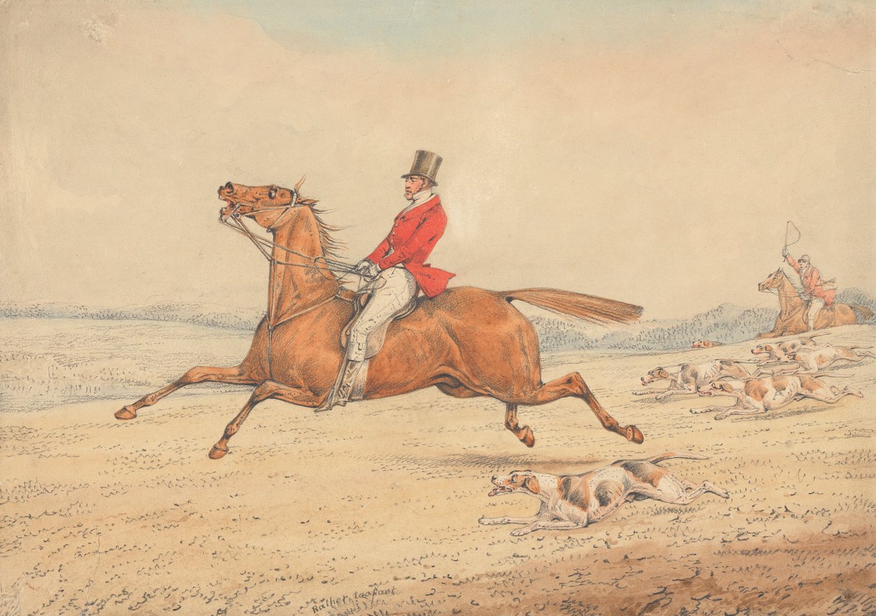 «Litt for fort» av Henry Thomas Alken