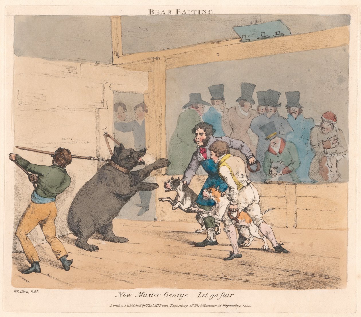 Sett med tolv [Scener fra mester Georges liv] av Henry Thomas Alken