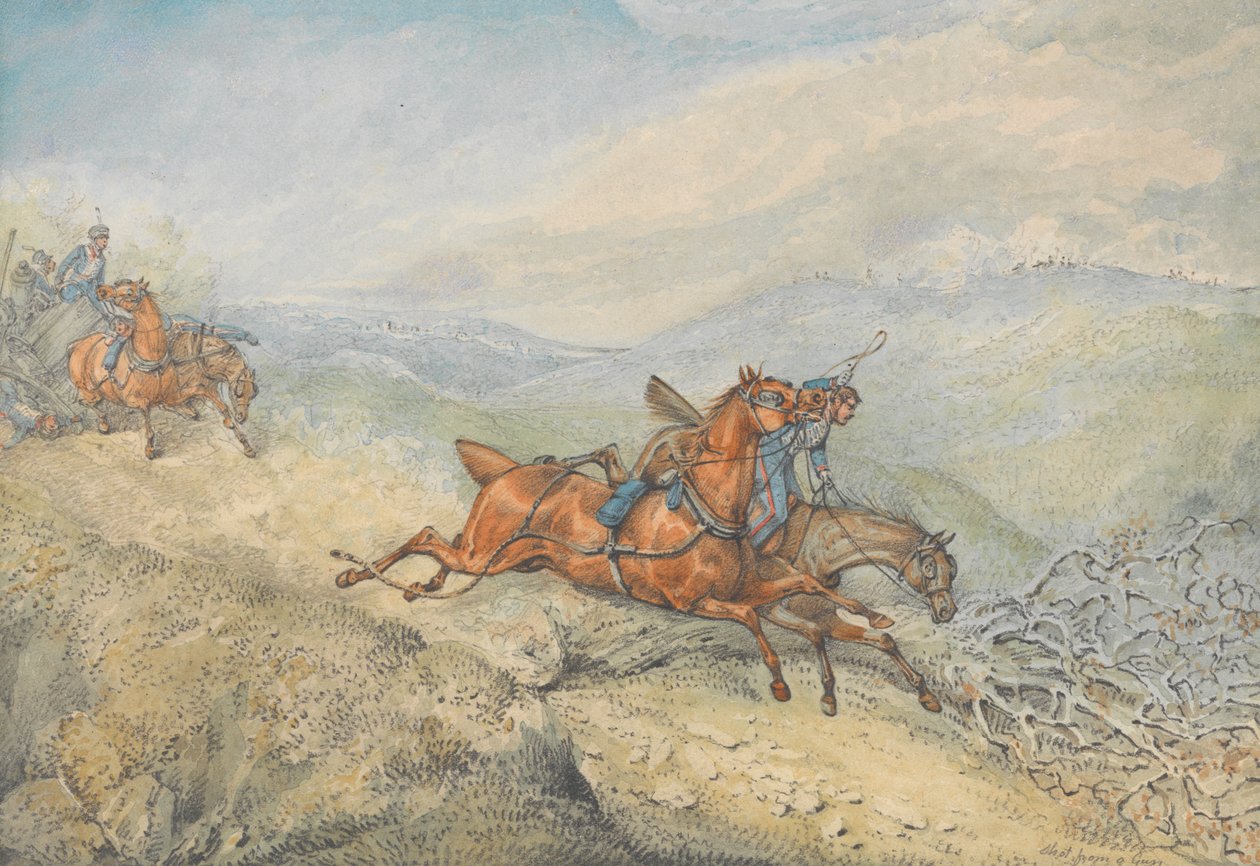 Skutt fra en pistol av Henry Thomas Alken