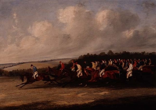 Starten på derbyet av Henry Thomas Alken