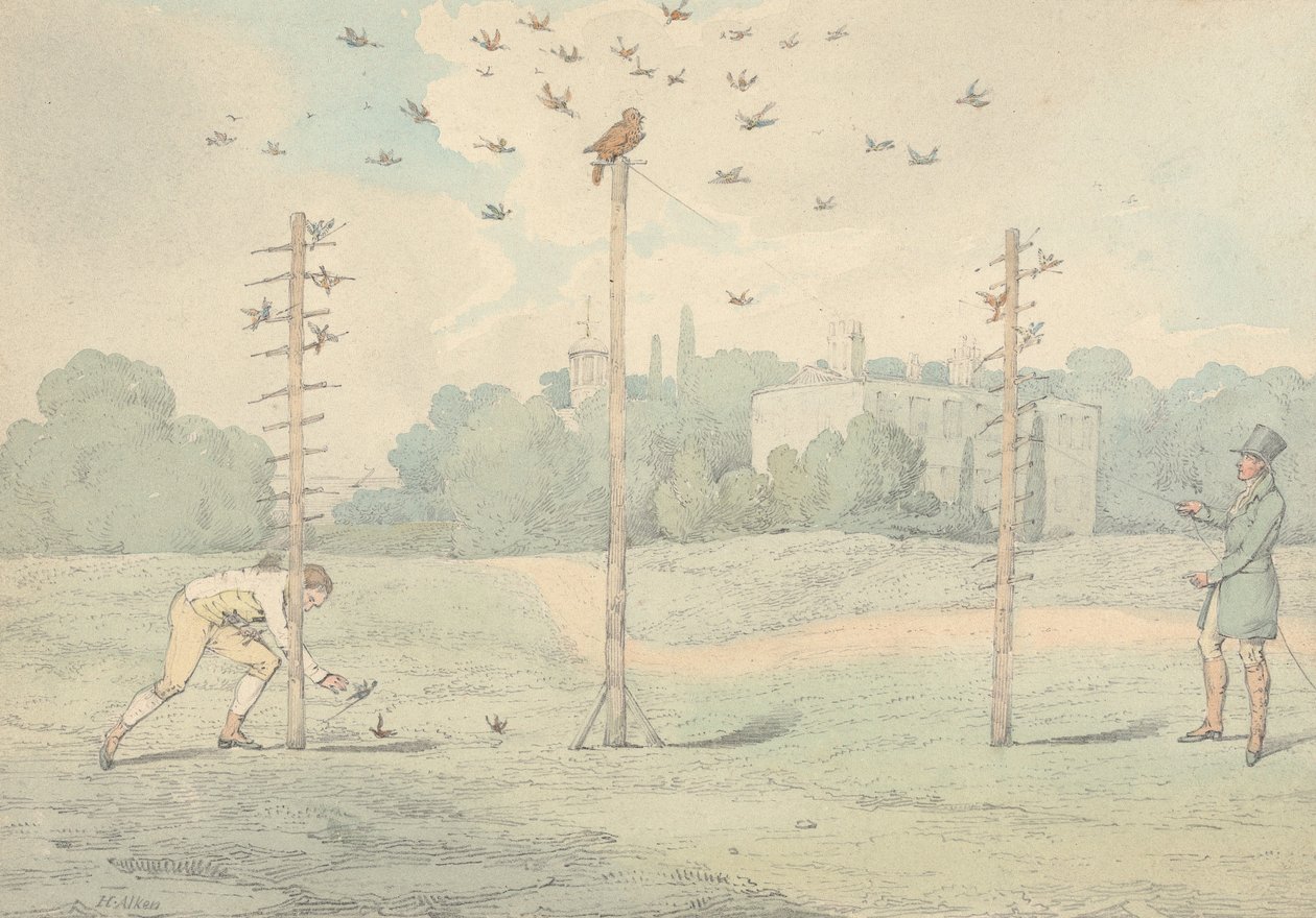 «Storbritannias nasjonalsporter», 1821: ullsmugling av Henry Thomas Alken