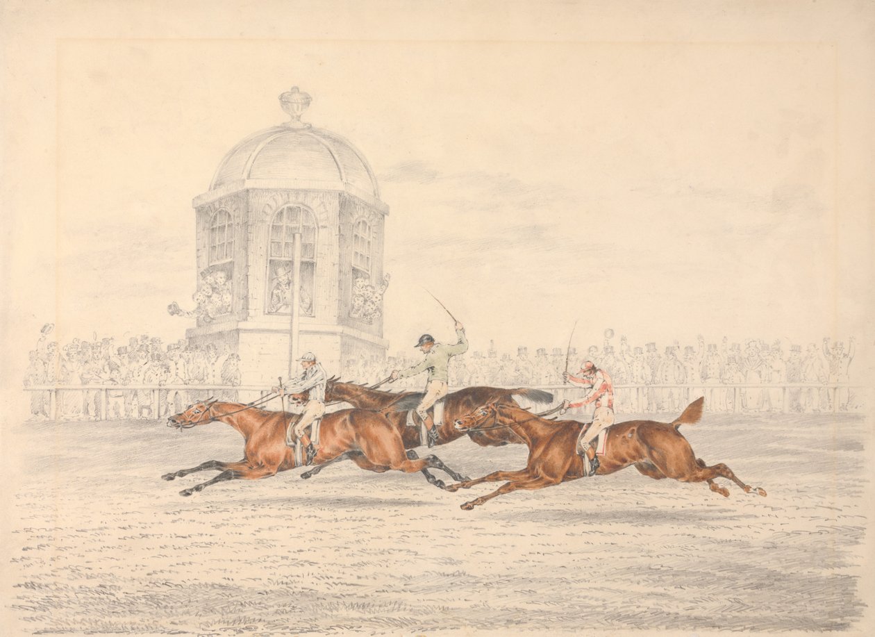 St. Leger, Doncaster: målgang av Henry Thomas Alken