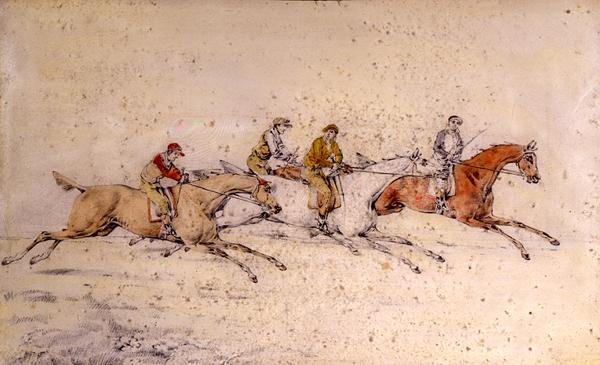 De to første sekundene (blyant, akvarell) (par 85460) av Henry Thomas Alken