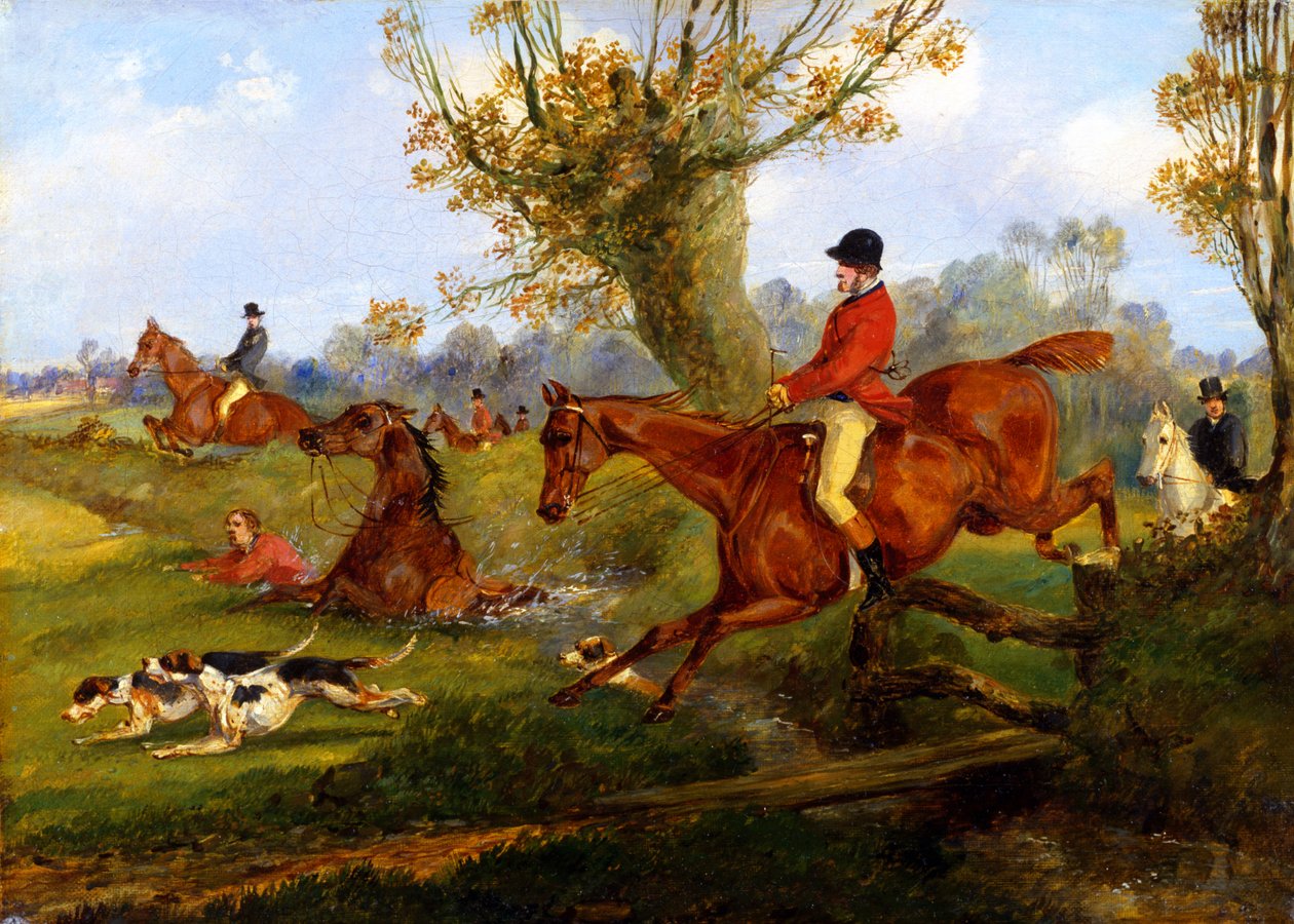 Waterjump, ca. 1840 av Henry Thomas Alken