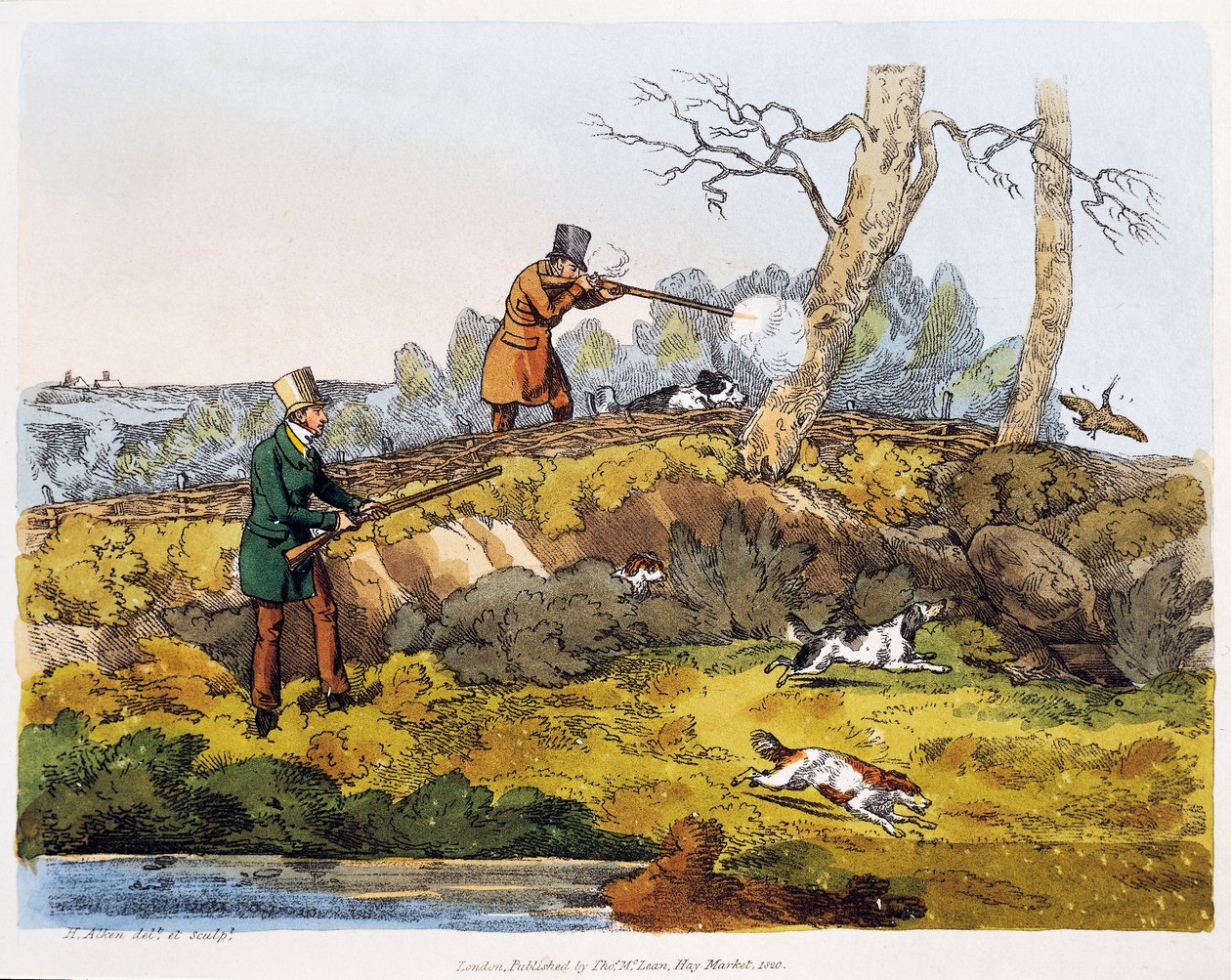 Woodcock jakt av Henry Thomas Alken