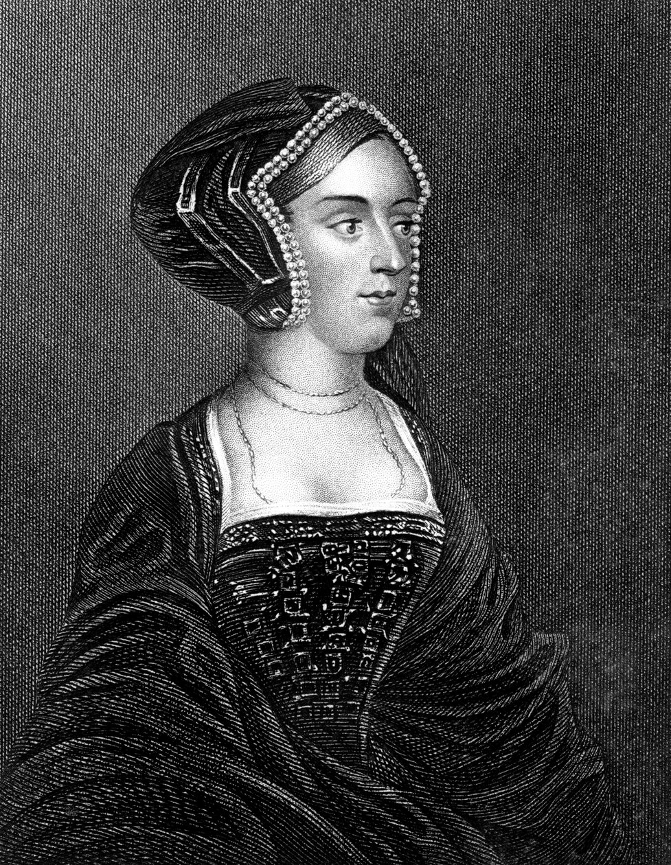 Anne Boleyn, andre kone til Henry VIII, 1800-tallet. av Henry Thomas Ryall