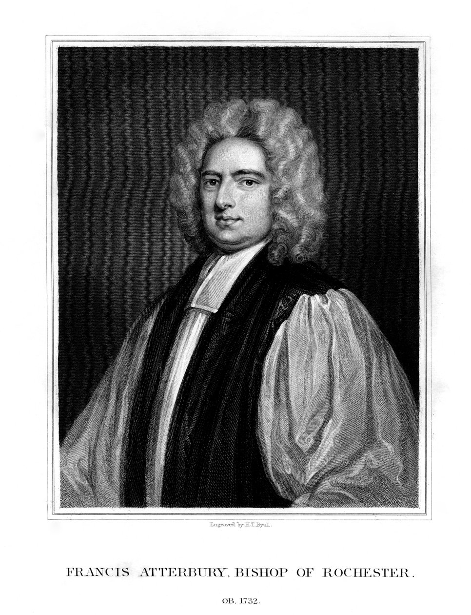 Francis Atterbury, biskop av Rochester, 1831. av Henry Thomas Ryall
