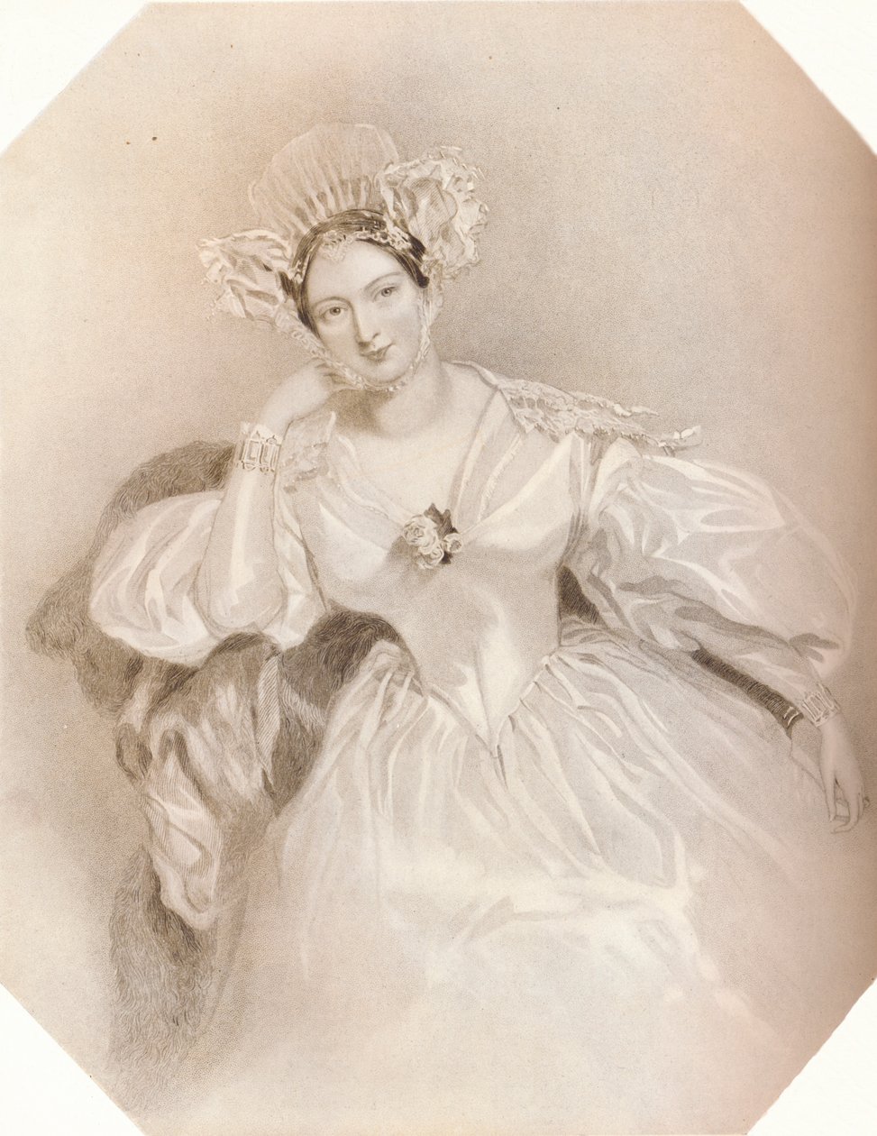 Marguerite grevinne av Blessington, c1834 av Henry Thomas Ryall