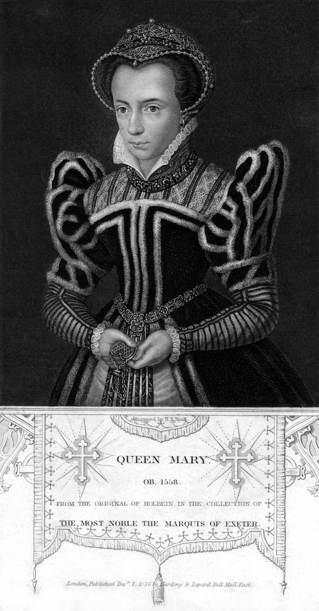 Dronning Mary I av England, 1836. av Henry Thomas Ryall