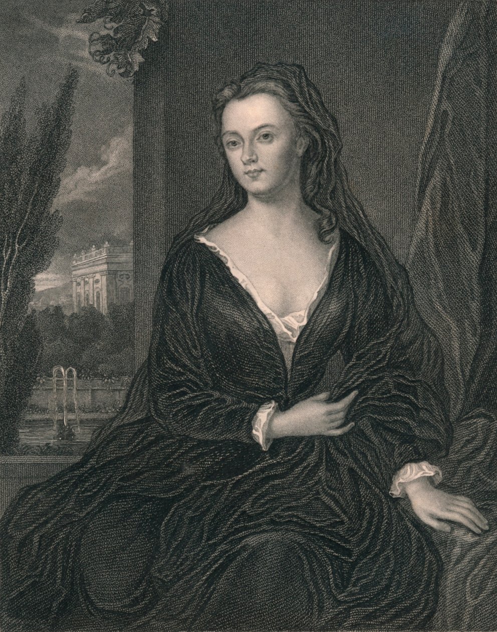 Sarah Jennings, hertuginne av Marlborough, tidlig på midten av 1800-tallet. av Henry Thomas Ryall