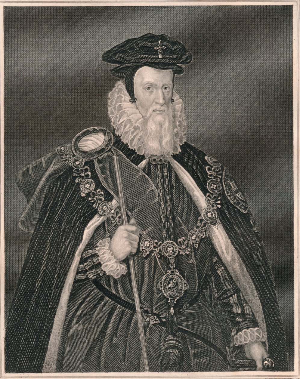 William Cecil, Lord Burghley., tidlig på midten av 1800-tallet. av Henry Thomas Ryall
