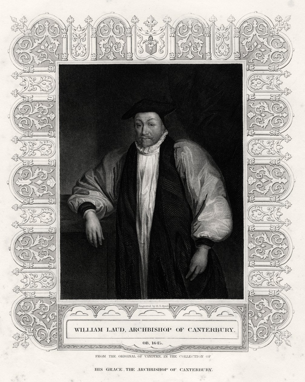 William Laud, erkebiskop av Canterbury, 1800-tallet av Henry Thomas Ryall