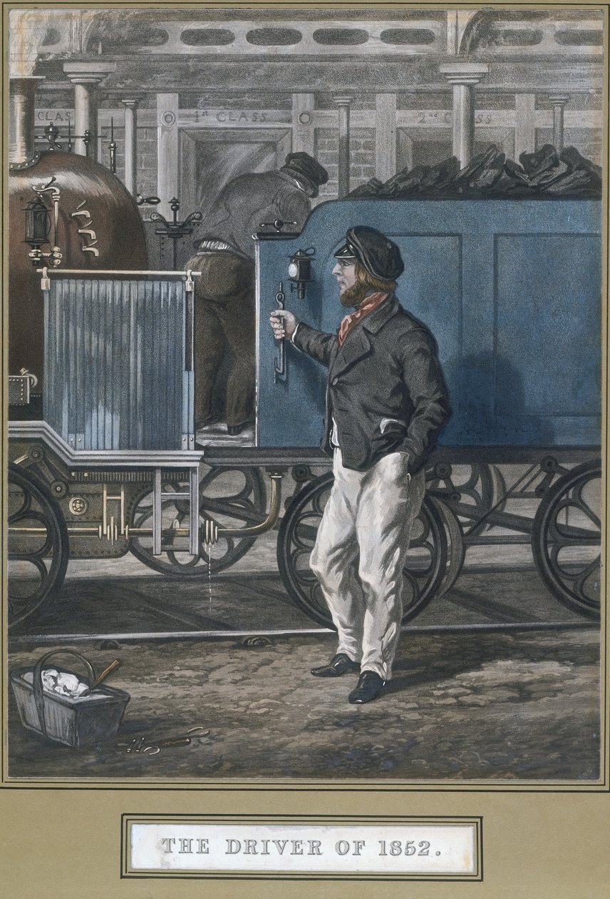 The Driver of 1852, gravert av John Harris (1811-65) publisert 26. mai 1852 av Henry Thomas after Alken