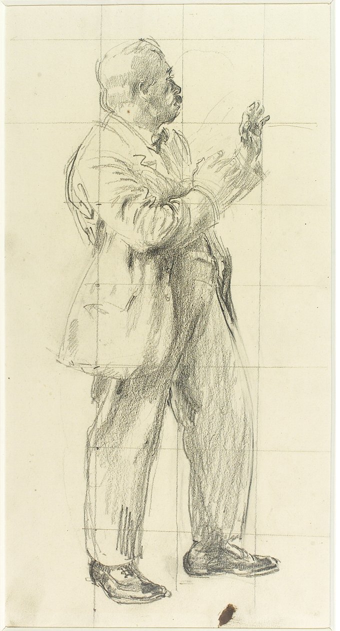 Portrett av en mann av Henry Tonks