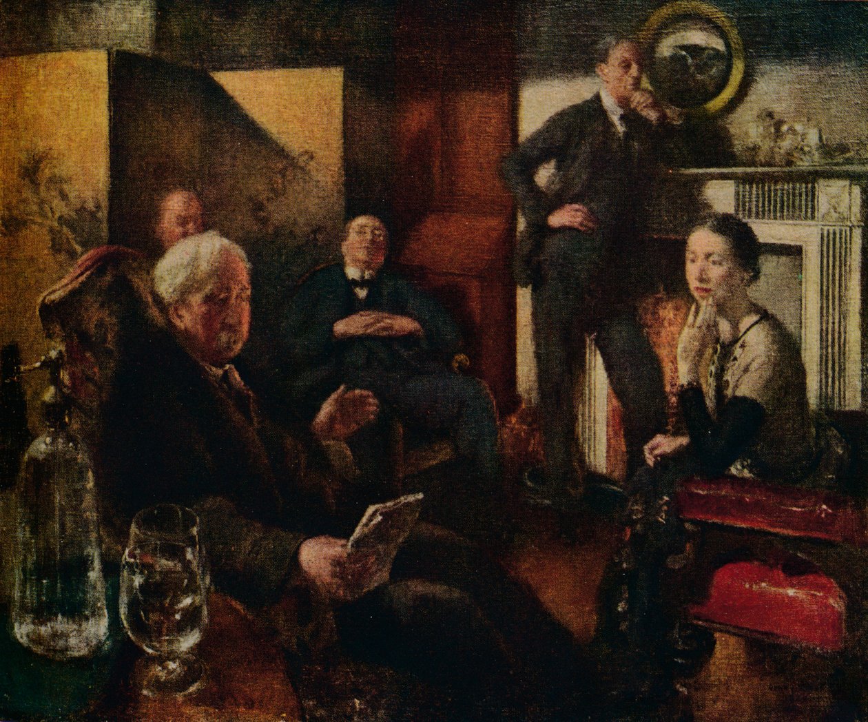 Lørdag kveld i Vale, 1928-9 av Henry Tonks