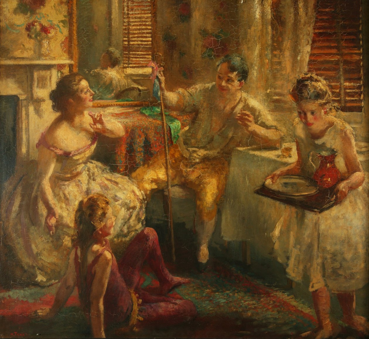 Vandrende spillere av Henry Tonks