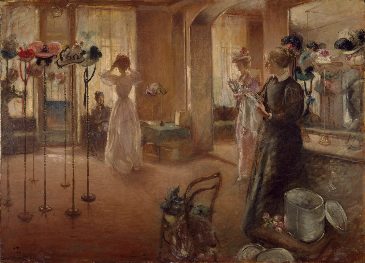Hattebutikken av Henry Tonks