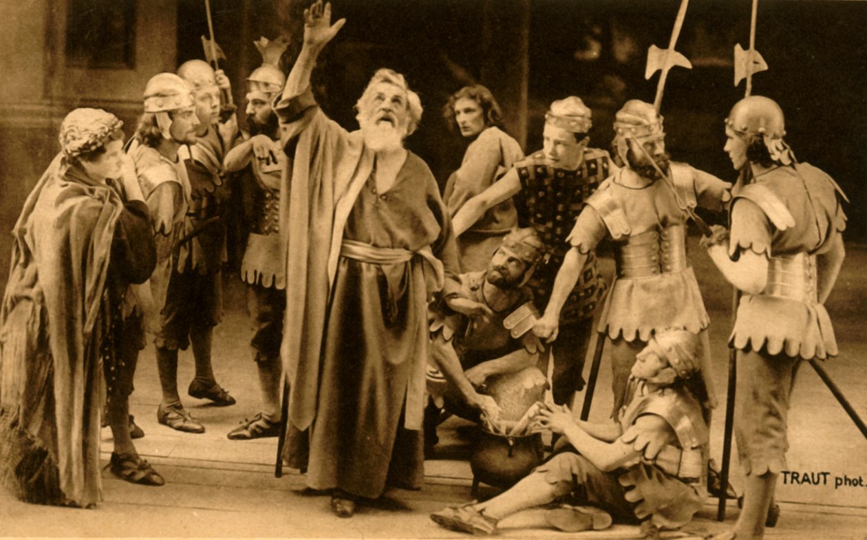 Peter fornekter Jesus, 1922. av Henry Traut