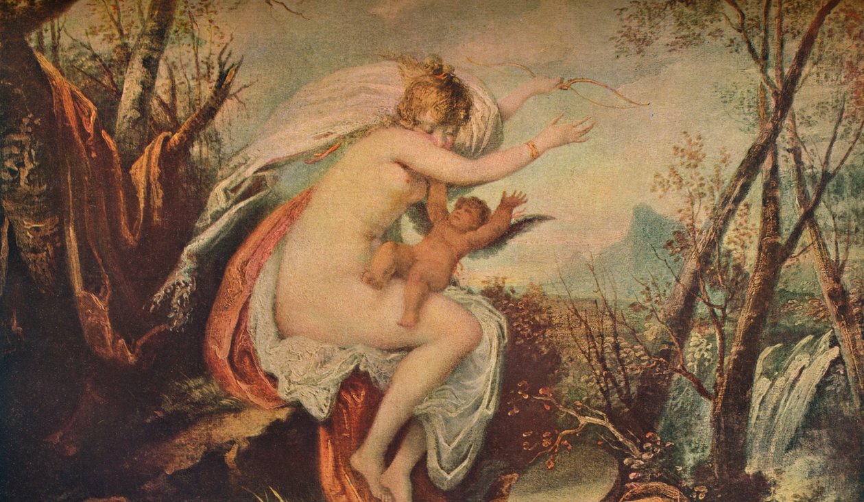 Venus og Amor, 1914 av Henry Tresham