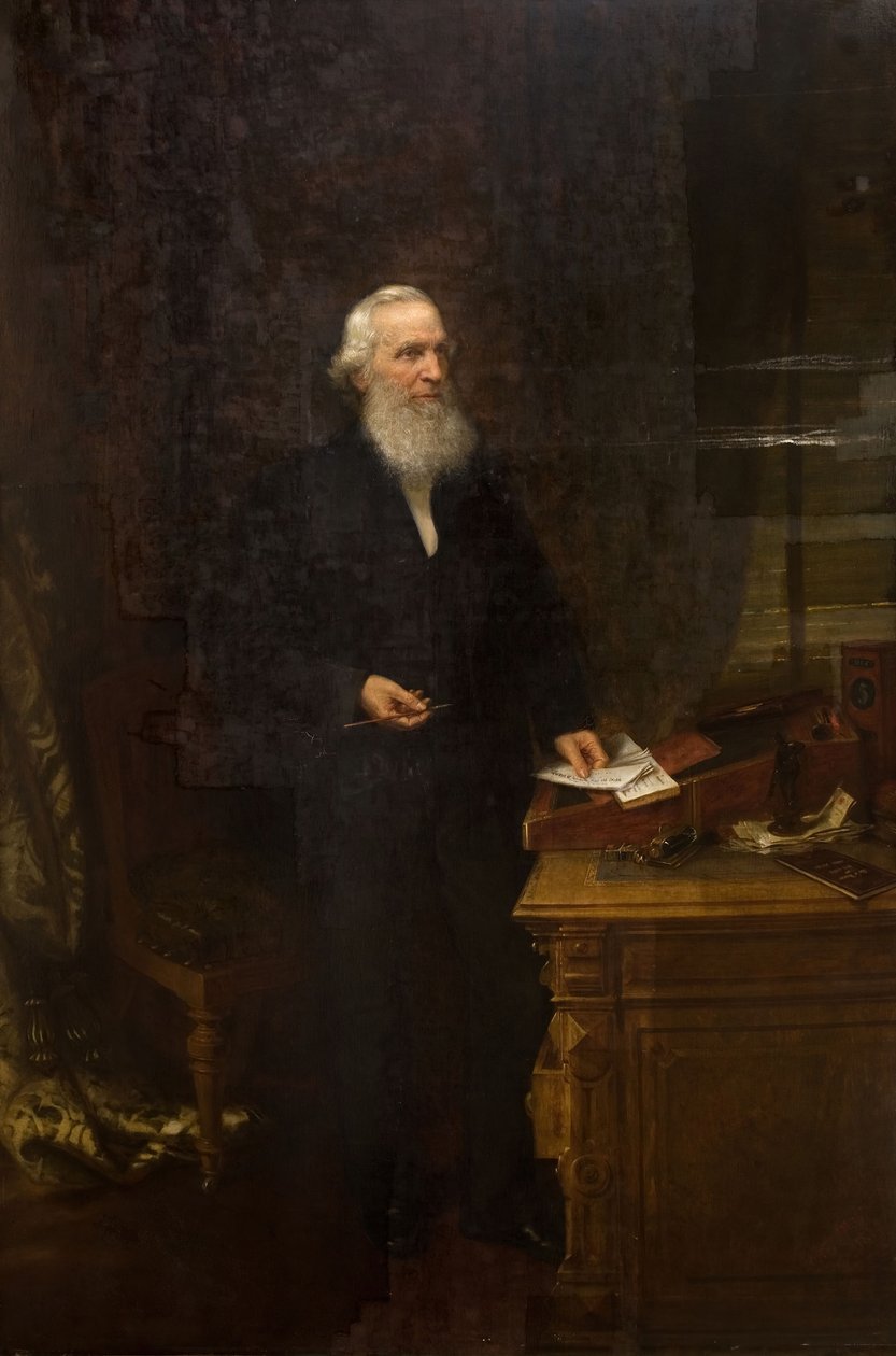 Portrett av Sir Josiah Mason, 1873. av Henry Turner Munns