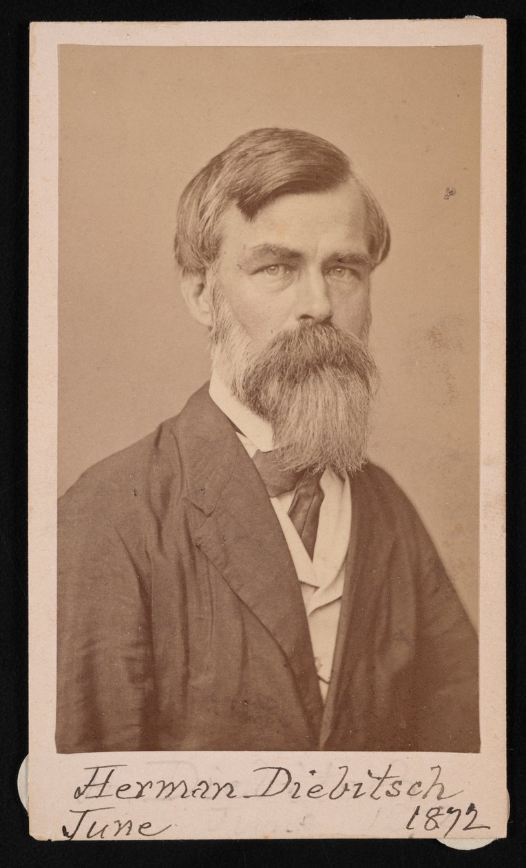 Portrett av Herman Henry Diebitsch 1818-1883, 1871. av Henry Ulke