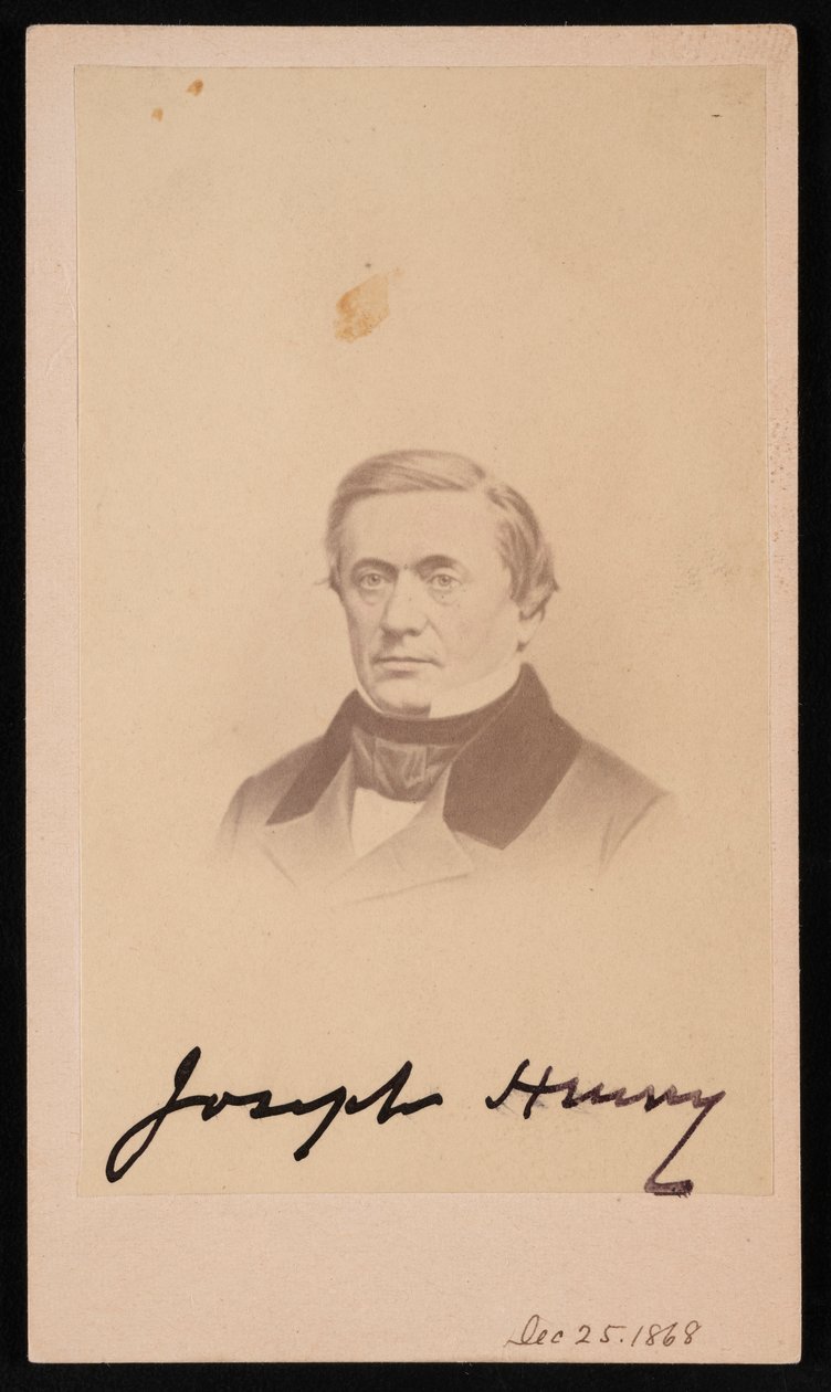 Portrett av Joseph Henry 1797-1878, 1868. av Henry Ulke