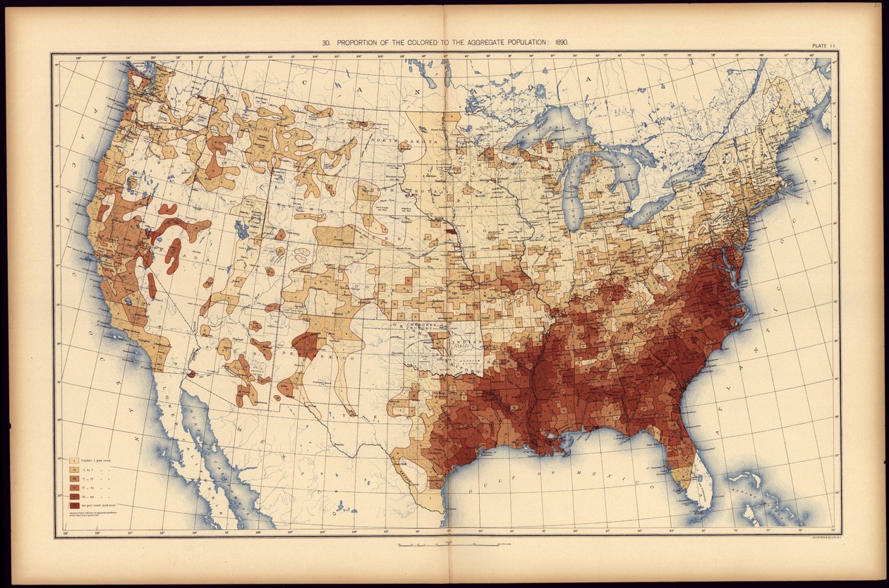 Statistisk atlas for USA, basert på resultatene fra den ellevte folketellingen av Henry United States. Census Office. 11Th Census; Gannett