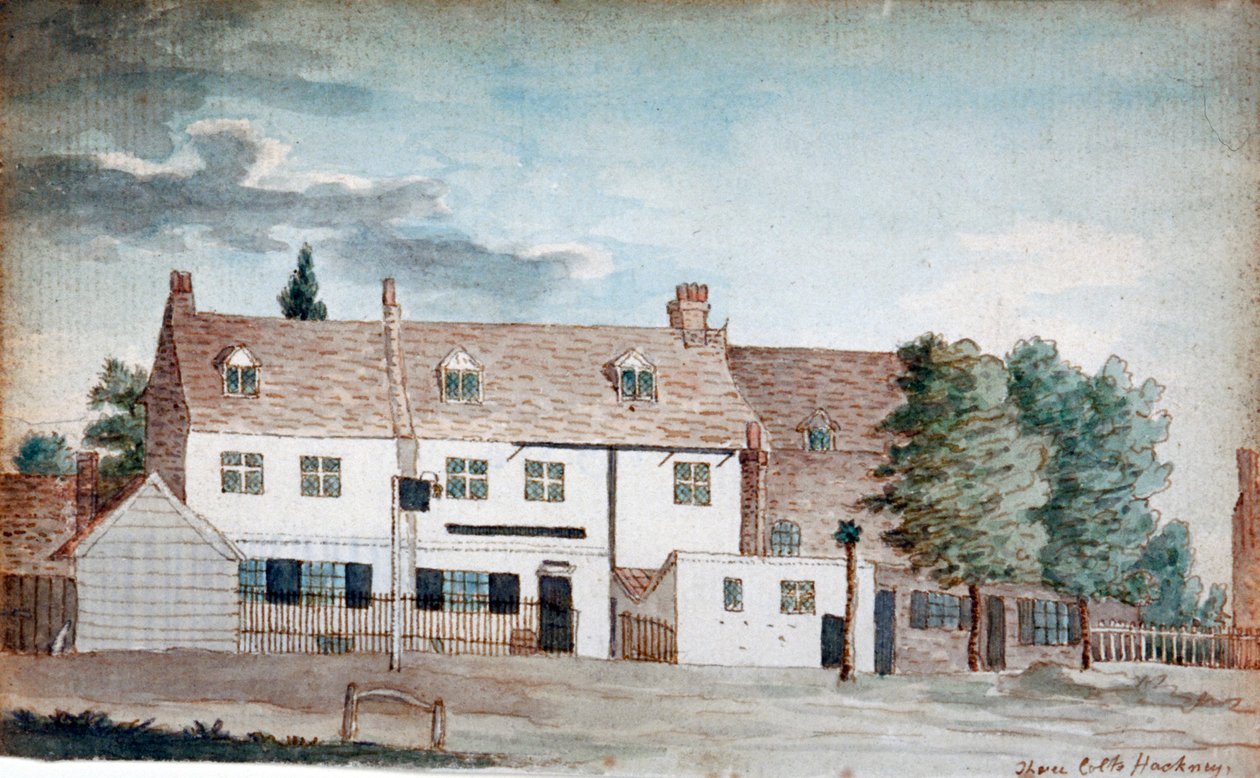 The Three Colts Inn, Hackney, London, c1795 av Henry Vaughan
