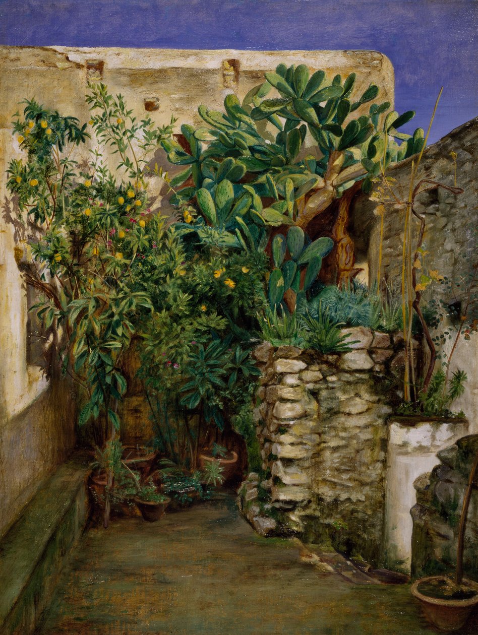 Hjørne av en østlig gårdsplass, 1860 av Henry Wallis