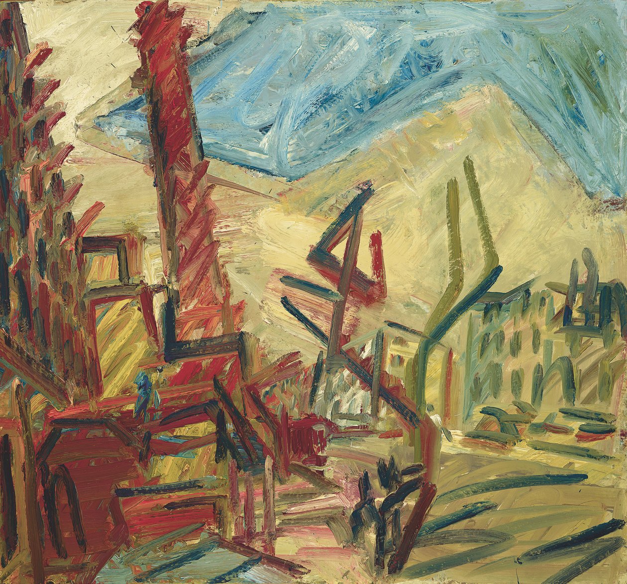 Tre i Mornington Crescent, 1991-92 av Henry Wallis