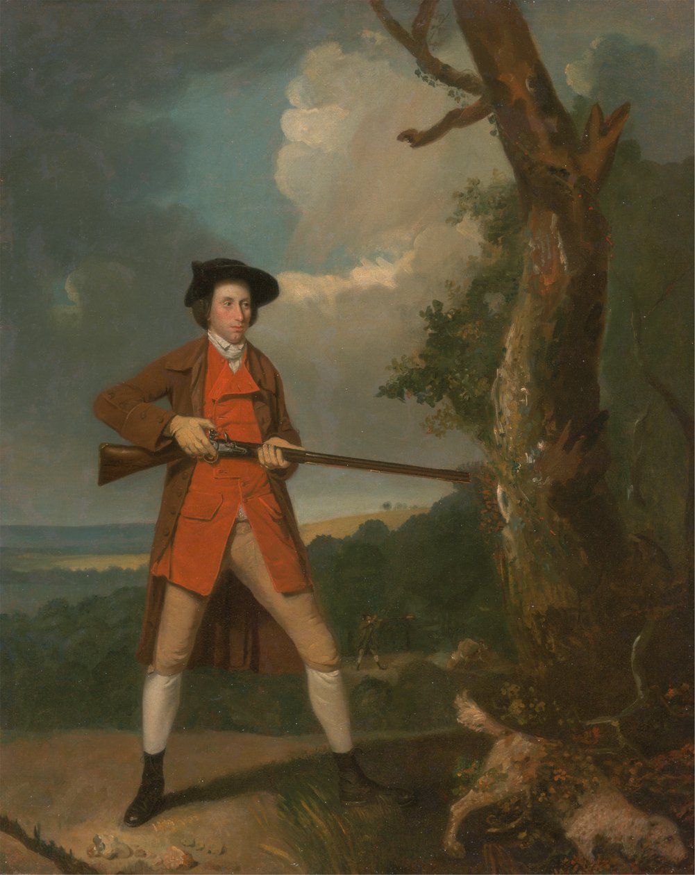 Portrett av en idrettsmann, muligens Robert Rayner av Henry Walton