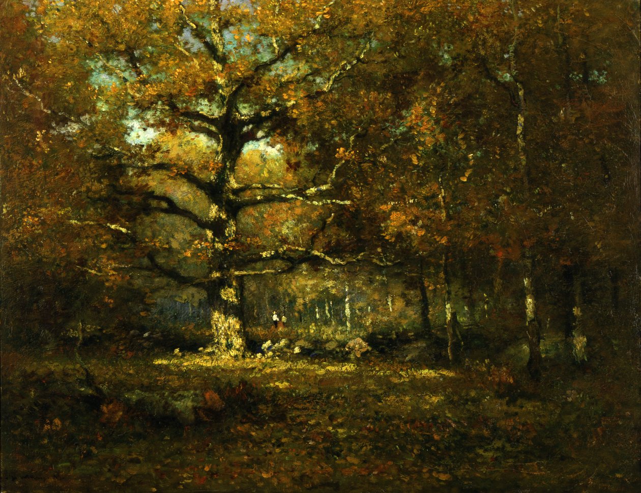 Connecticut Woods, 1899. av Henry Ward Ranger