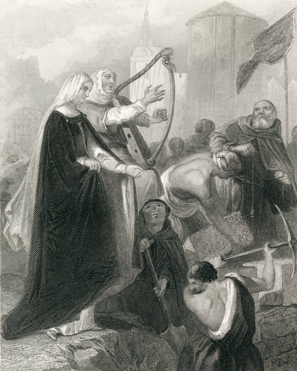 Murmuren til New Ross, County Wexford, Irland i 1798, fra 