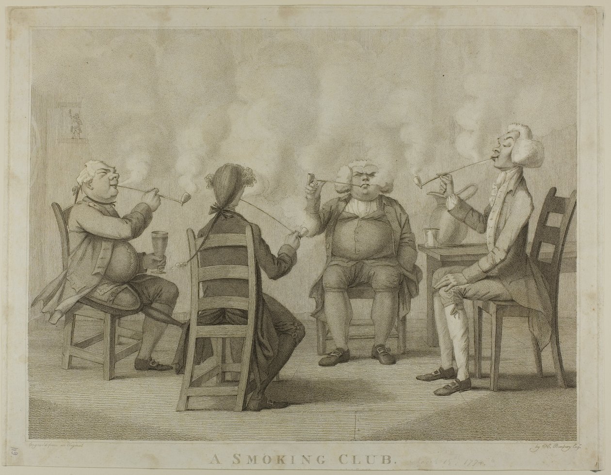 En røykeklubb av Henry William Bunbury