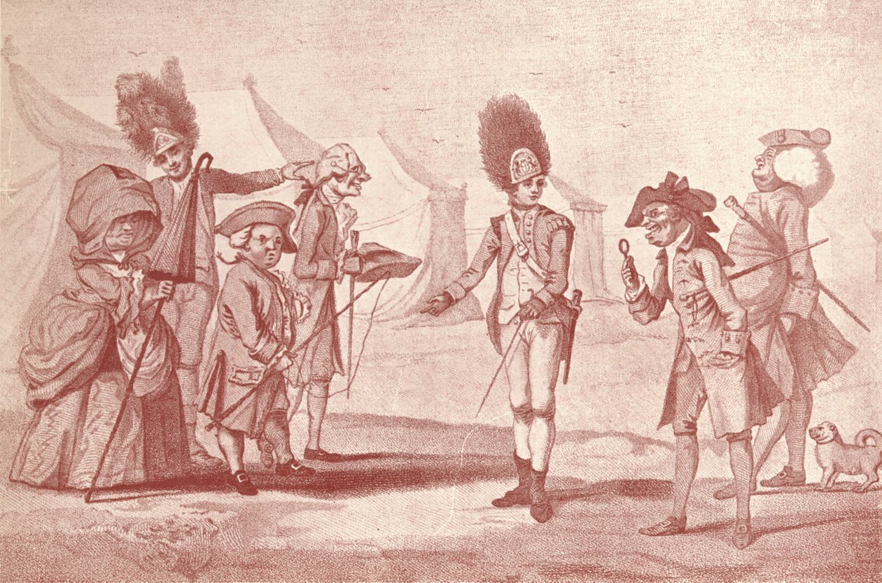 Et besøk i leiren, c1800-1810, 1909 av Henry William Bunbury