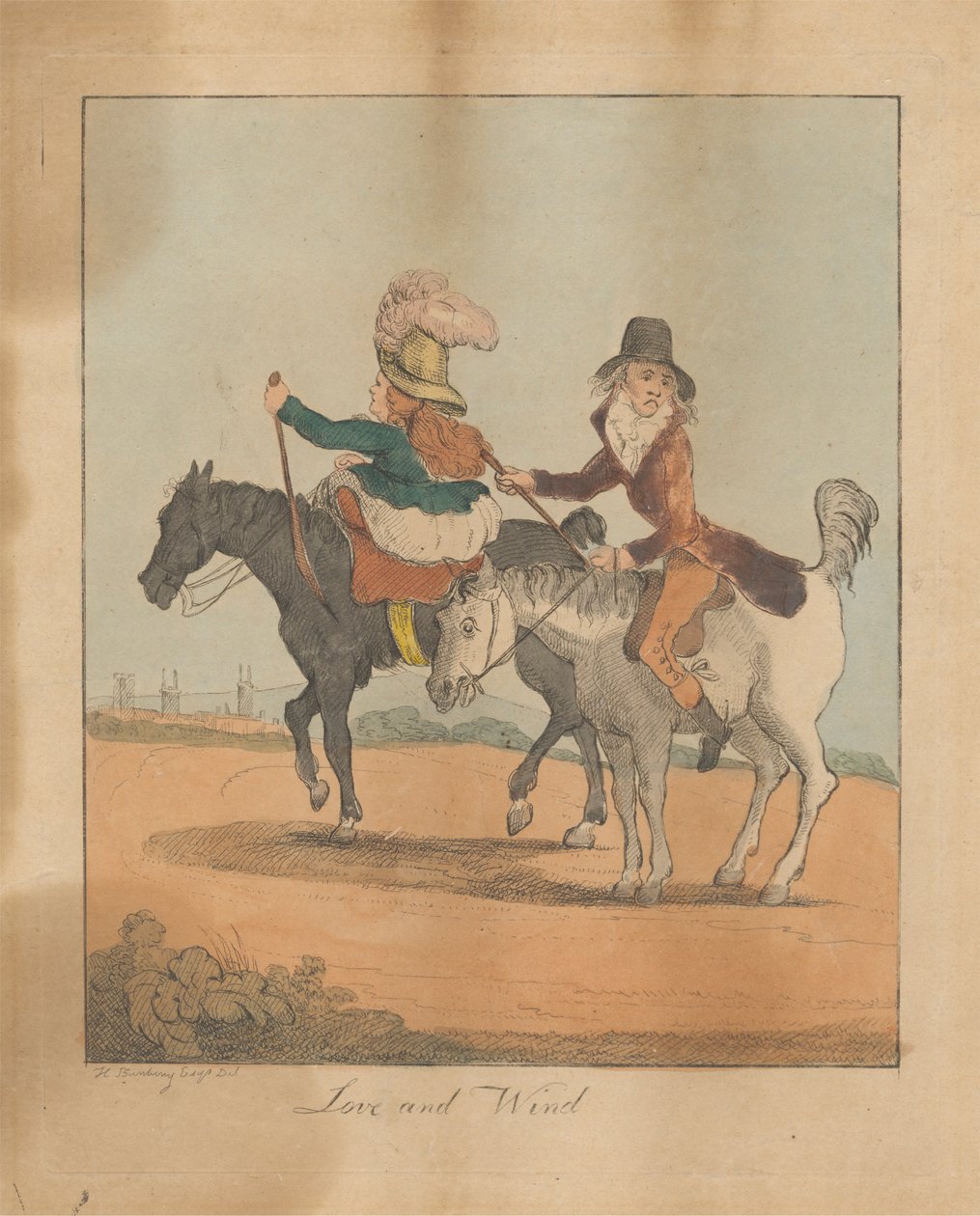 Kjærlighet og vind av Henry William Bunbury