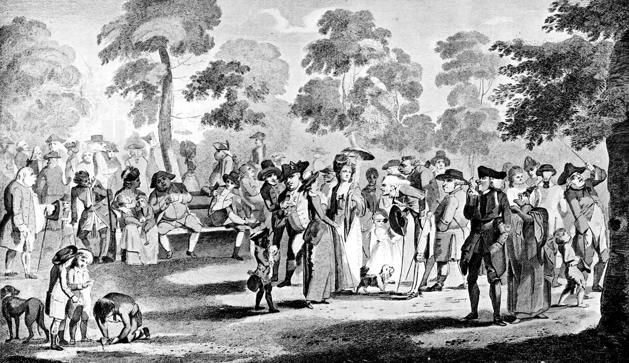 St James Park, 1783. av Henry William Bunbury