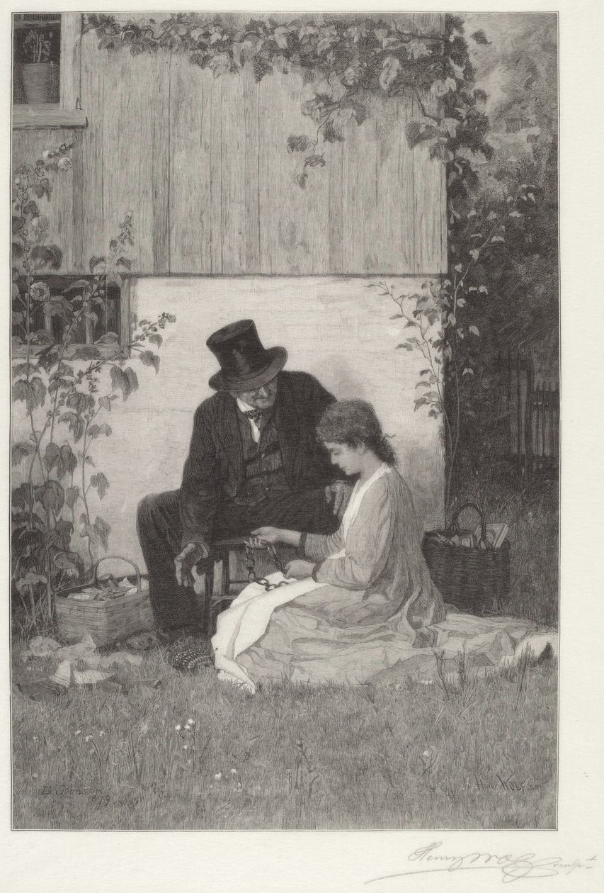 En New England Peddler av Henry Wolf