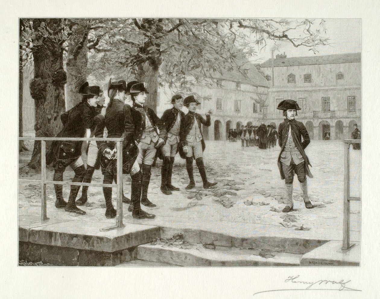 Bonaparte, nybegynneren, ved School of Brienne av Henry Wolf