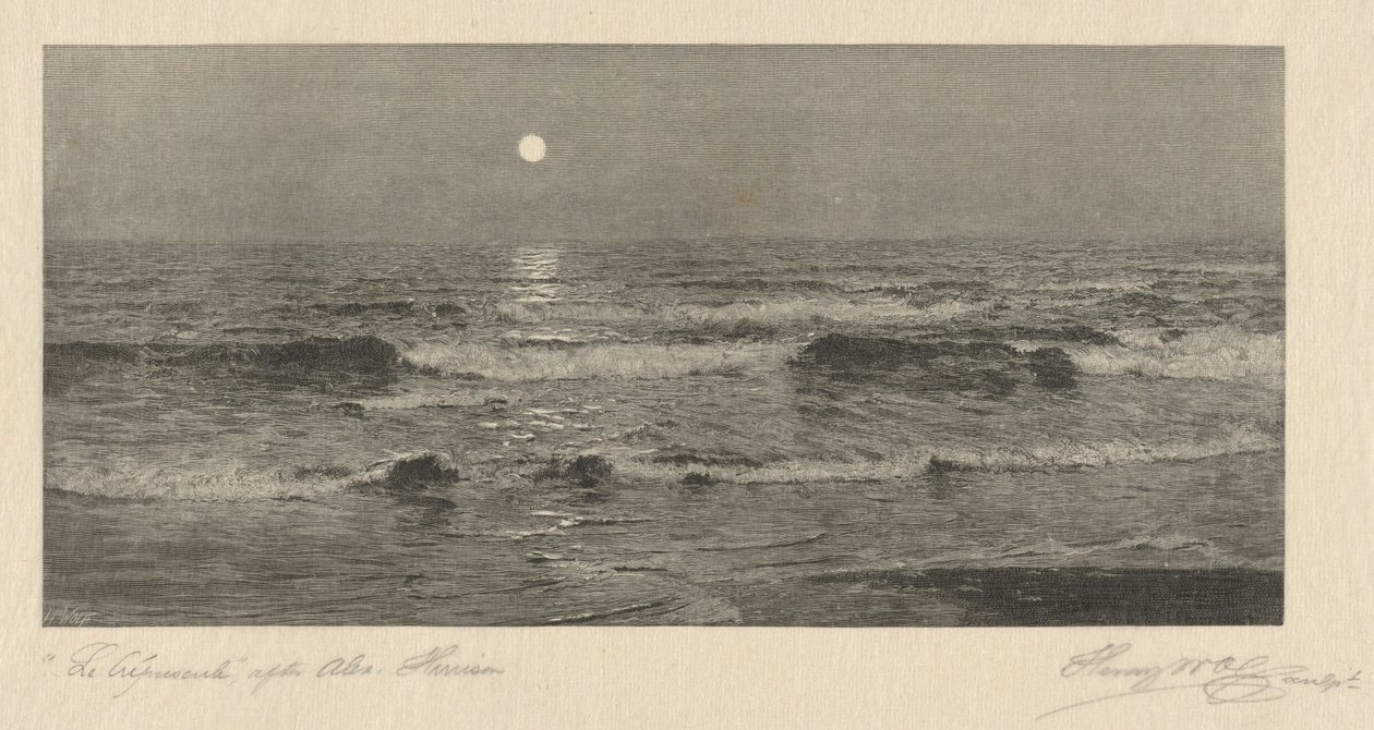 Skumring av Henry Wolf, after Alexander Harrison