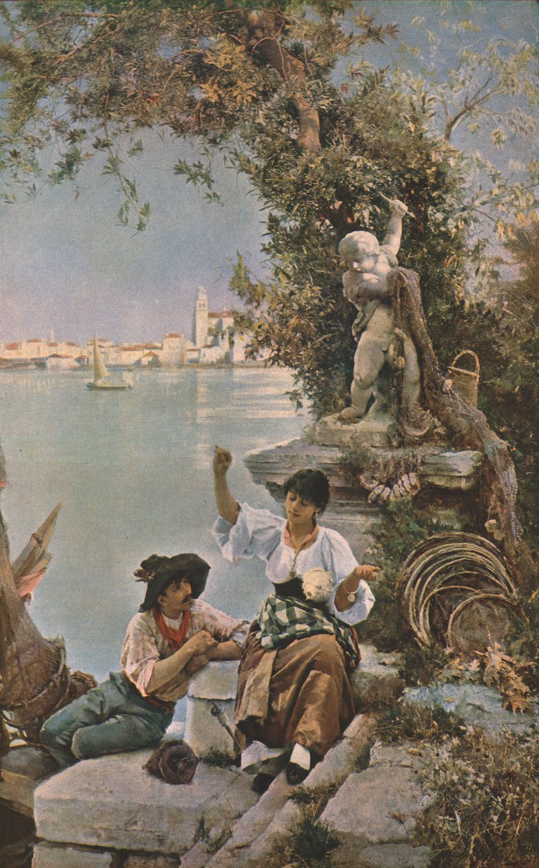 Cupids Spell, 1885, c1930. av Henry Woods
