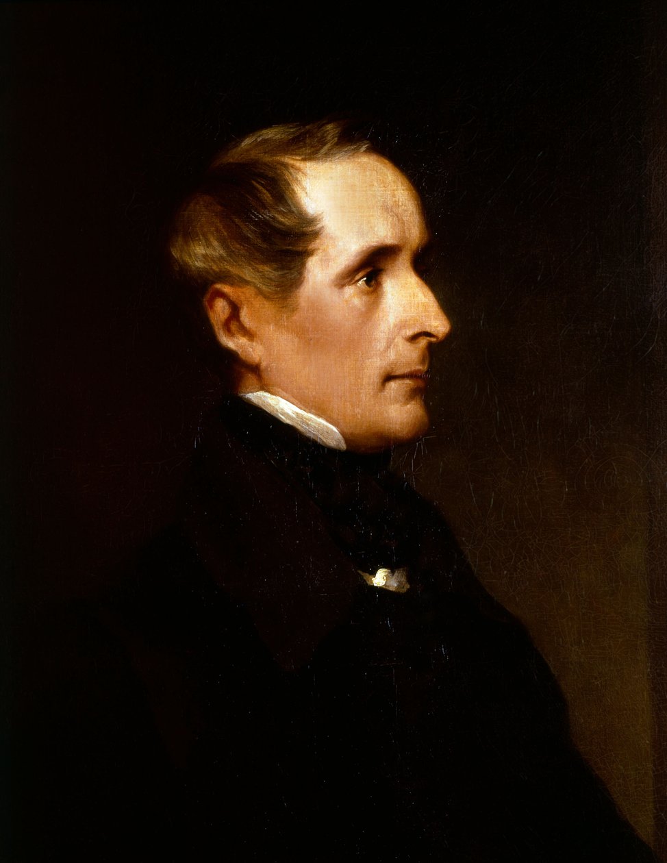 Portrett av Alphonse de Lamartine, detalj 1848 (maleri) av Henry Wyndham Phillips