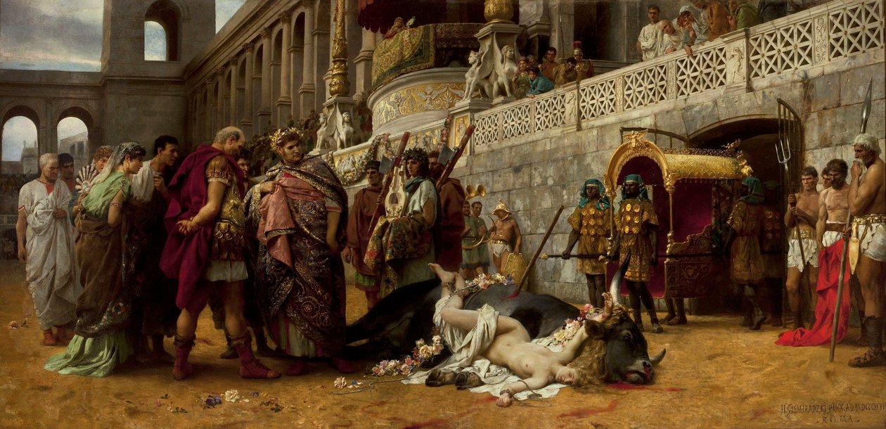 Christian Dirce av Henryk Siemiradzki