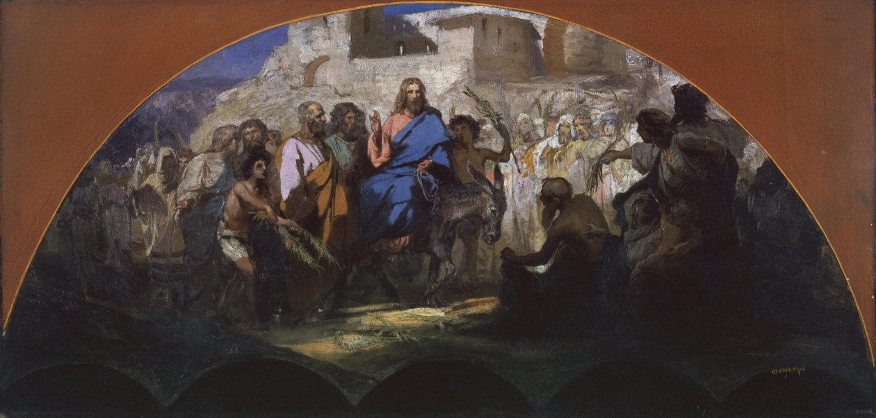 prøve Kristus inn i Jerusalem, 1876 av Henryk Siemiradzki