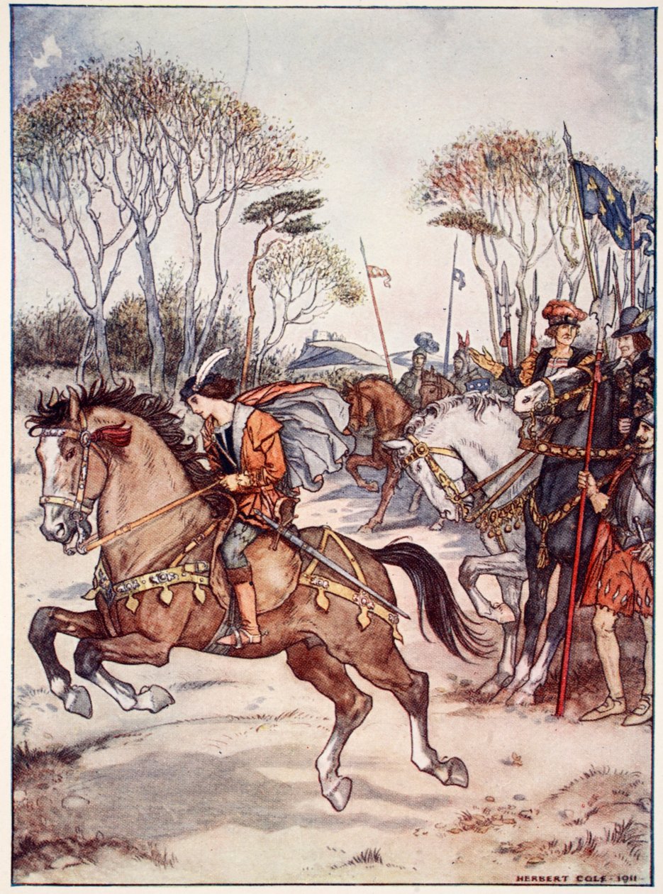 En fin utstilling av horsemanship, illustrasjon fra 