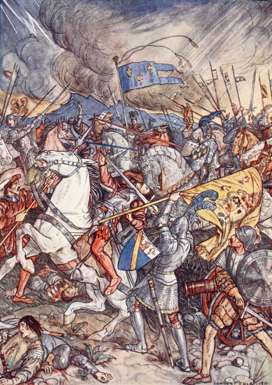 Battle of Fornovo, illustrasjon fra 