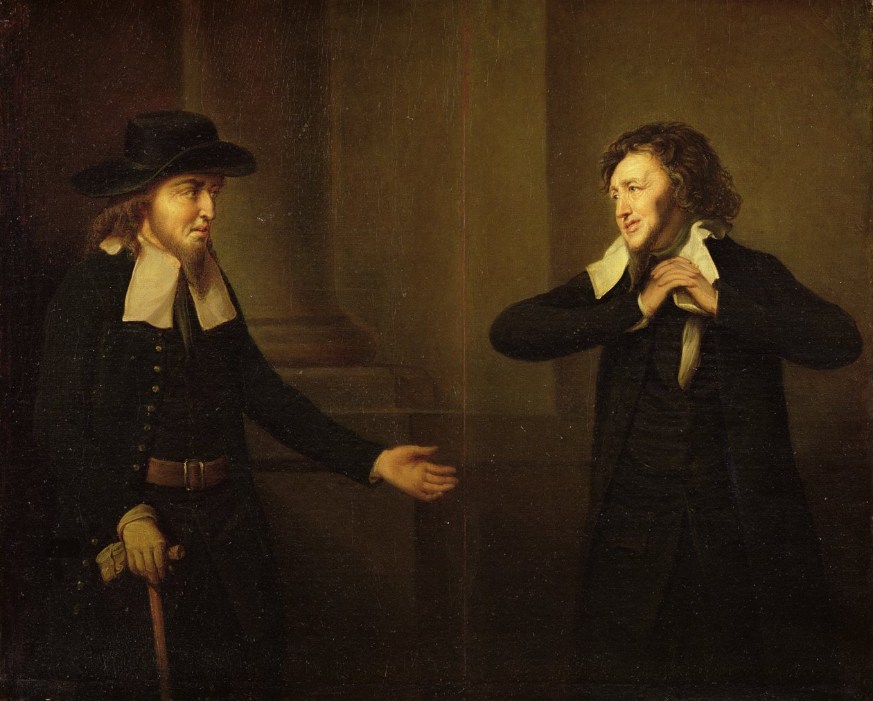 Shylock og Tubal fra Act III, Scene ii av 