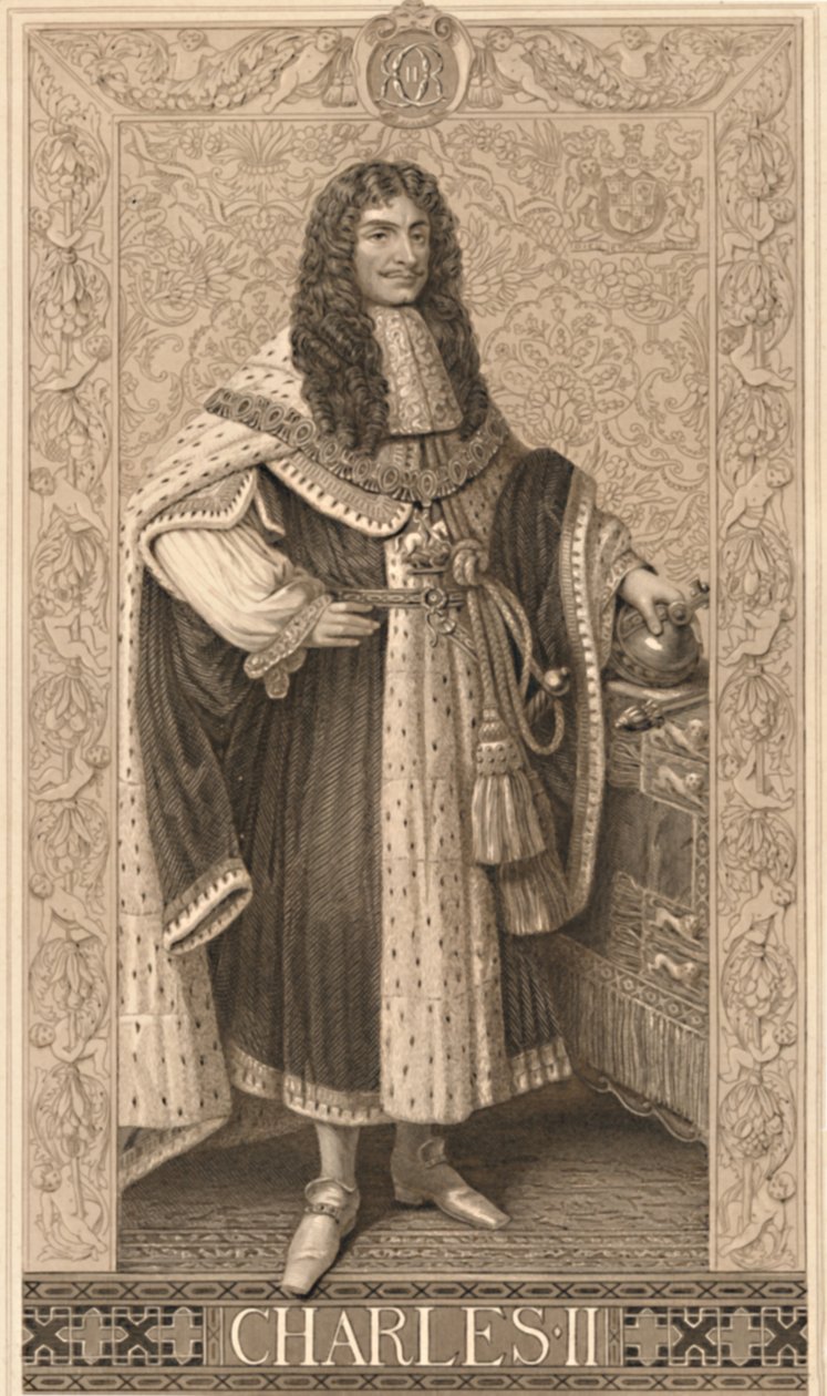 Charles II, 1886 av Herbert Bourne